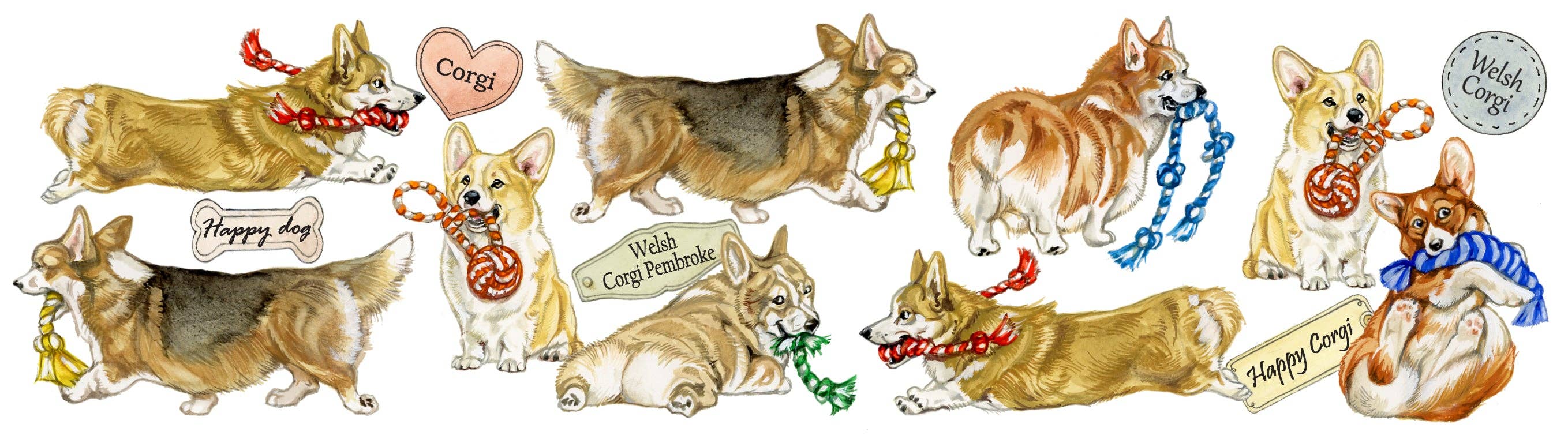 Mugg med hundmotiv - Welsh Corgi Pembroke