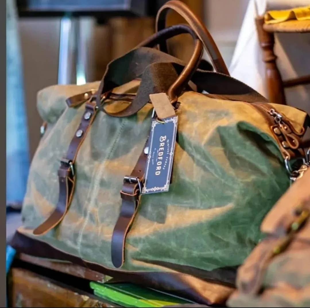 Bredford Chester - weekendbag i vaxad canvas