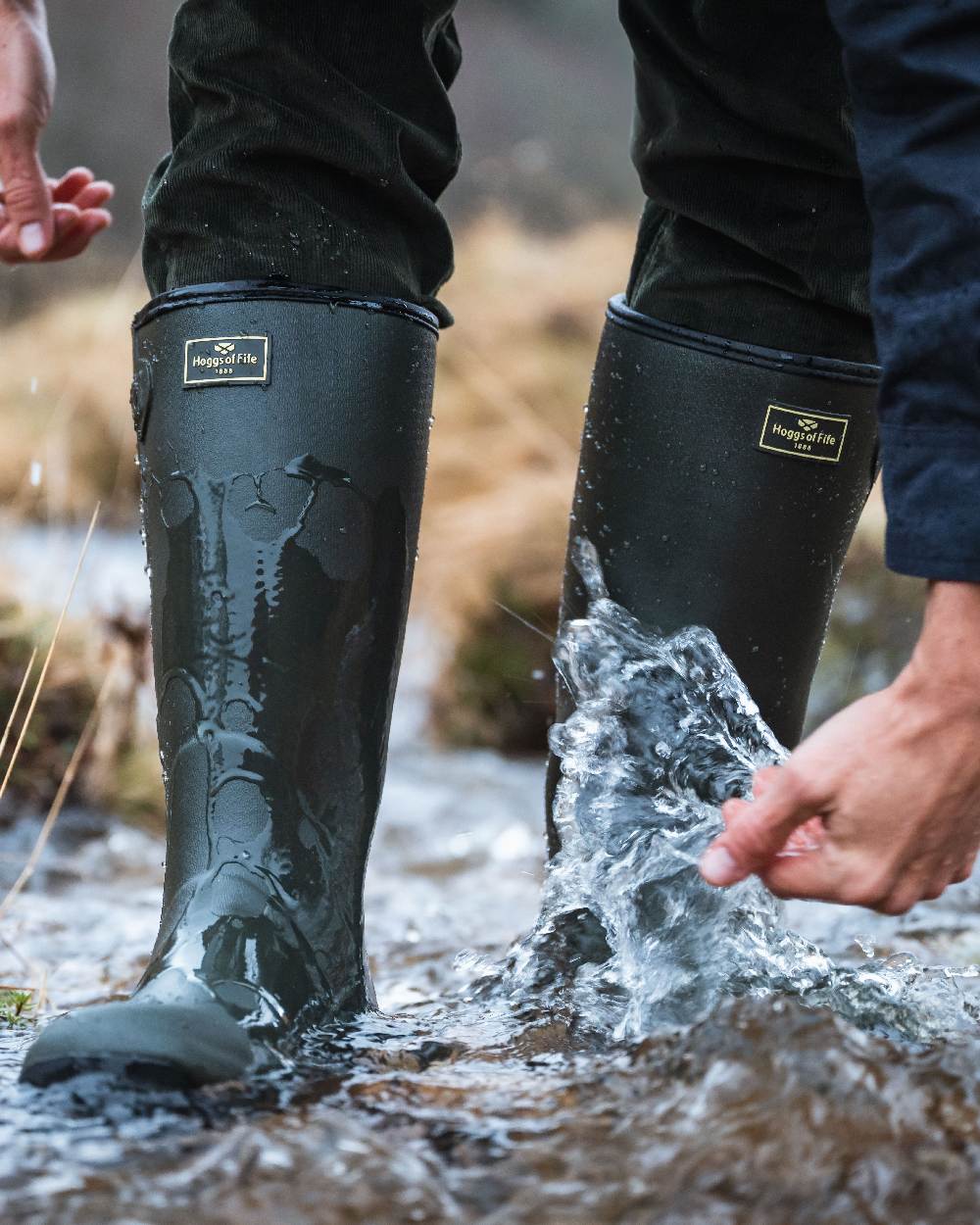 Hoggs Field Pro Thermal - fodrad gummistövel 100% naturgummi