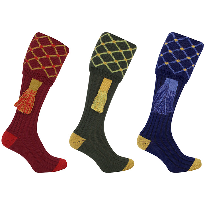 Jack Pyke Shooting socks Diamond - jaktstrumpa knälång