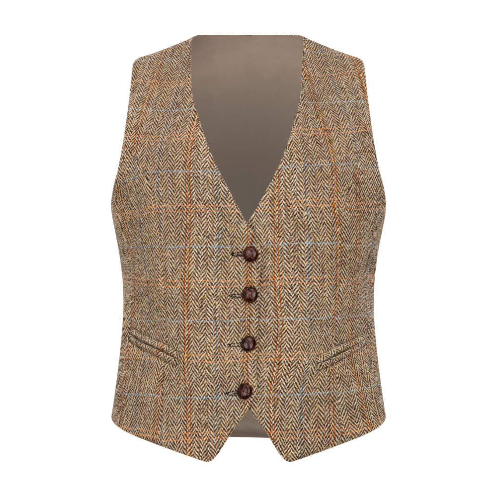 Walker and Hawkes – Harris Tweed Brayton damväst