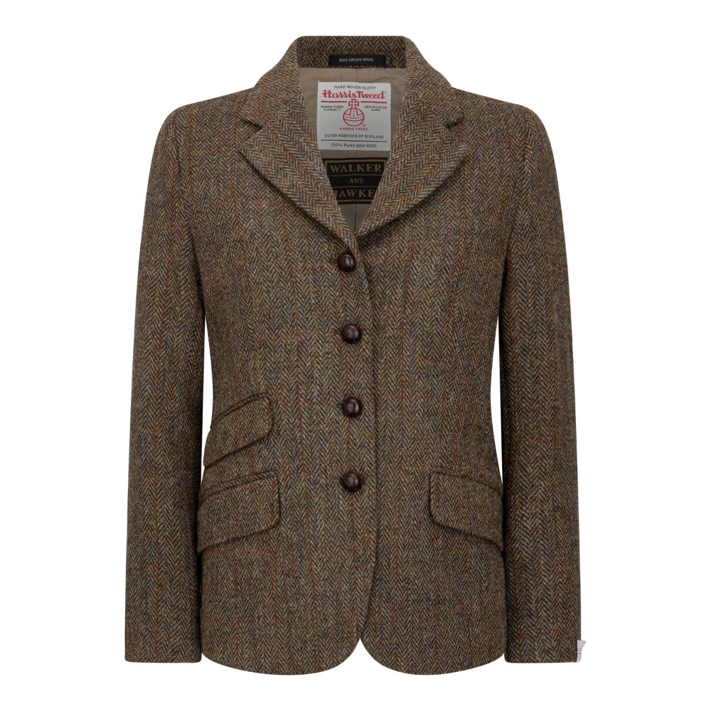 Walker and Hawkes – Harris Tweed Featherstone damkavaj