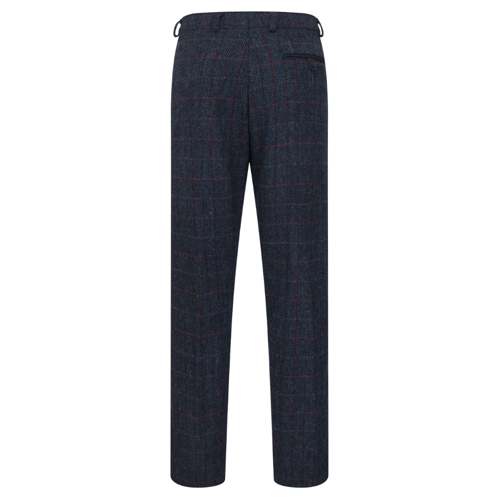Walker & Hawkes Sandlow - byxa i Harris Tweed - Royal Blue