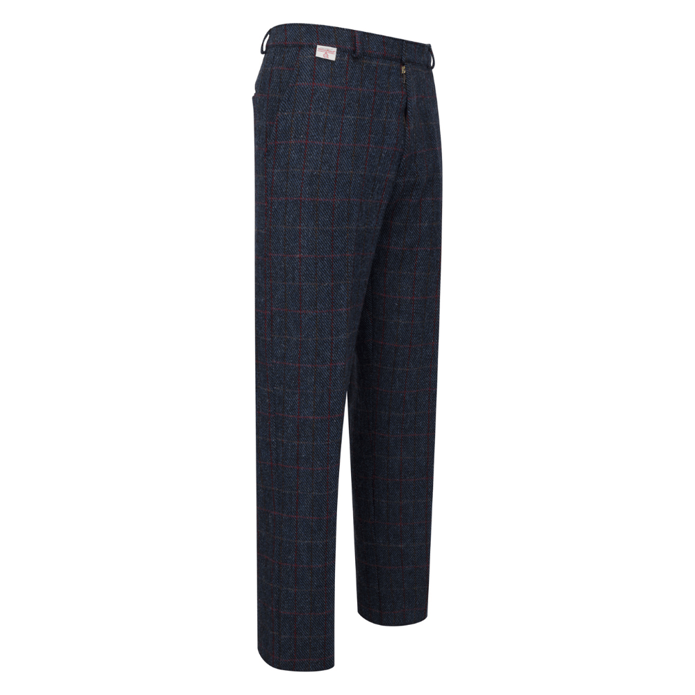 Walker & Hawkes Sandlow - byxa i Harris Tweed - Royal Blue