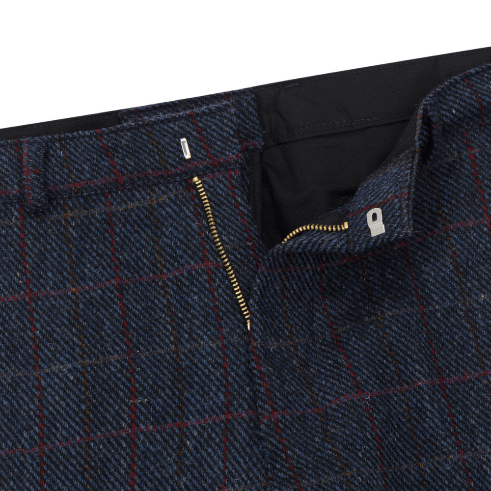 Walker & Hawkes Sandlow - byxa i Harris Tweed - Royal Blue