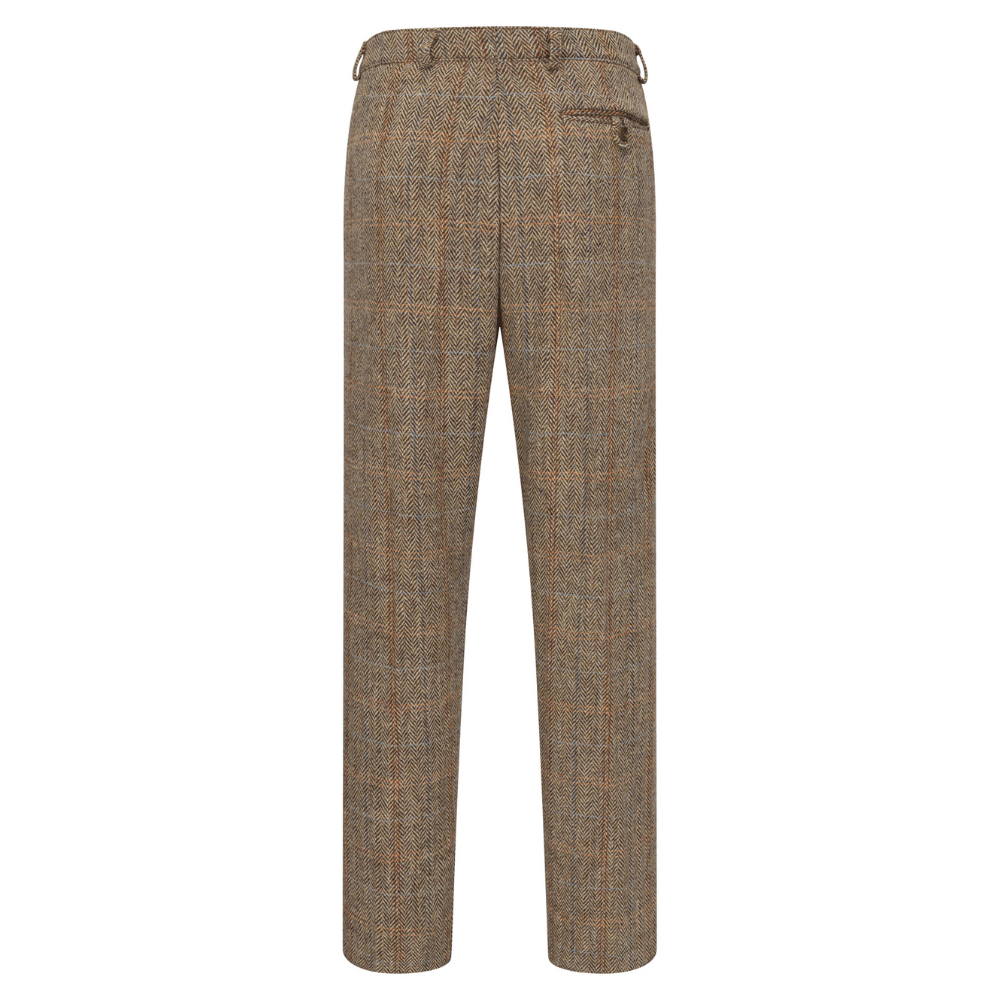 Walker & Hawkes Sandlow - byxa i Harris Tweed - White Sand