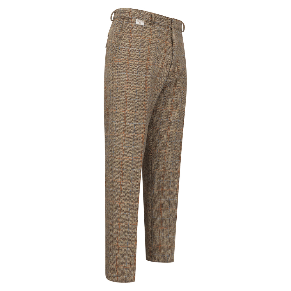 Walker & Hawkes Sandlow - byxa i Harris Tweed - White Sand