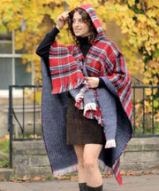 Glen Appin - poncho Stewart Tartan