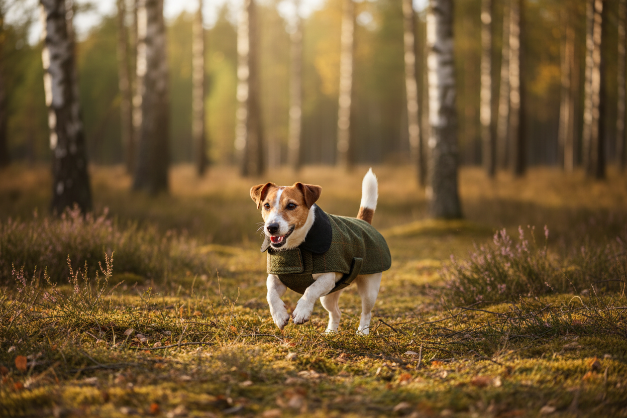 Walker & Hawkes - Alfie - Hundtäcke i tweed för små raser