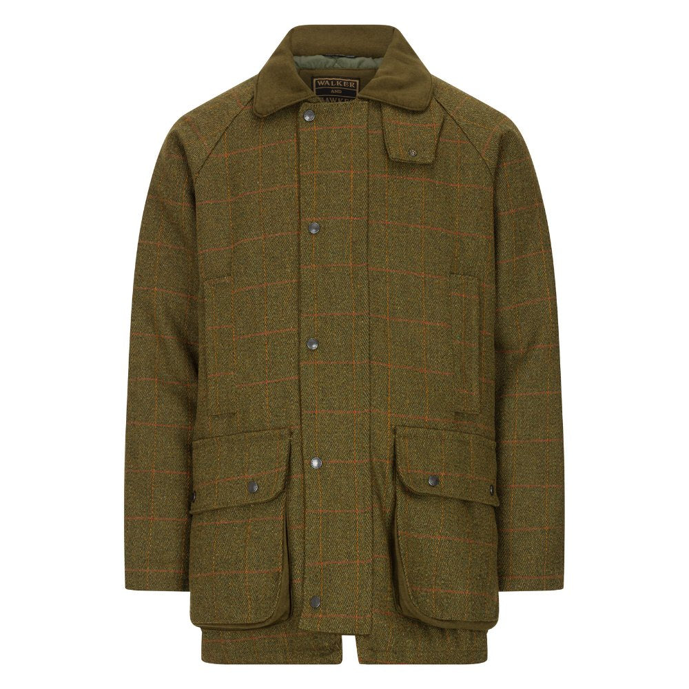 Walker & Hawkes Windsor - tweedjacka Dark Sage