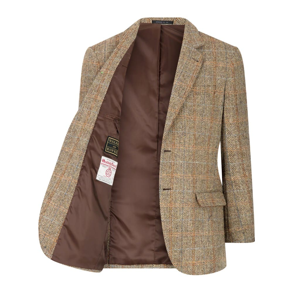 Walker & Hawkes  White Sand - Harris tweedväst