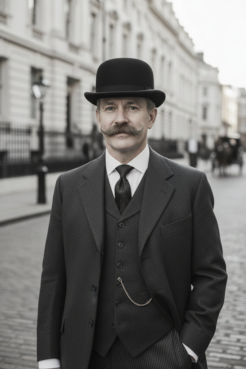 Hawkins Bowler hat - "plommonstop"
