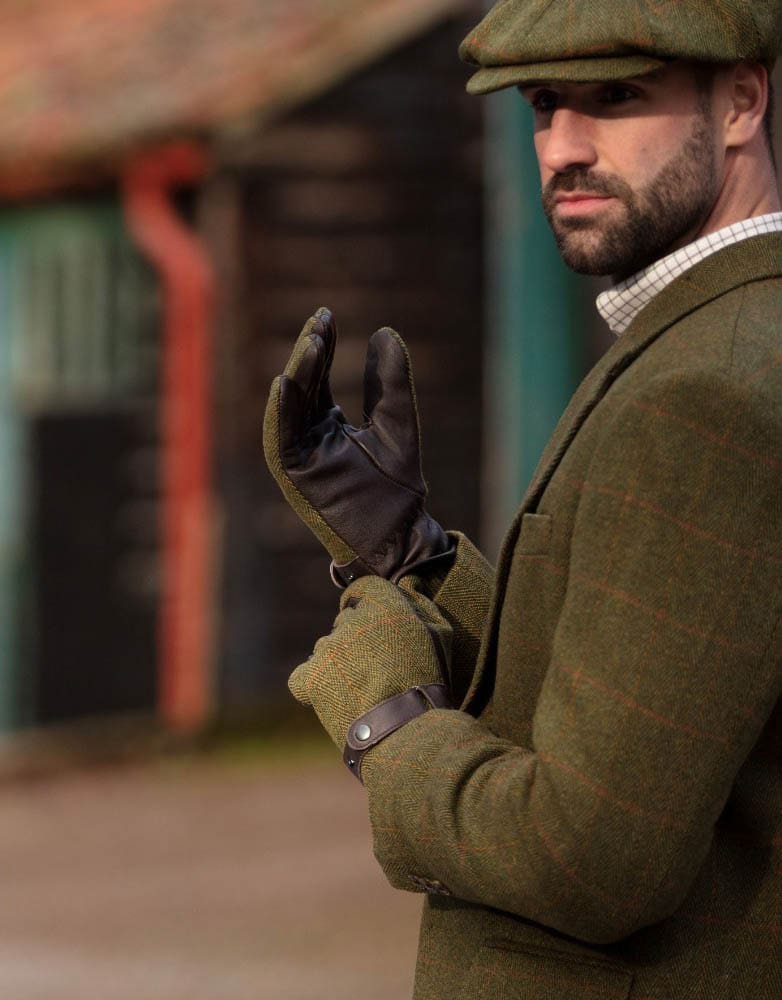Walker & Hawkes  Brookmore - handske i tweed (unisex)