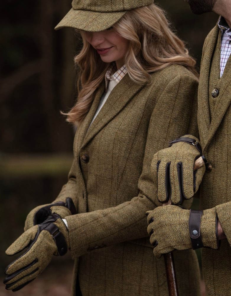 Walker & Hawkes  Brookmore - handske i tweed (unisex)