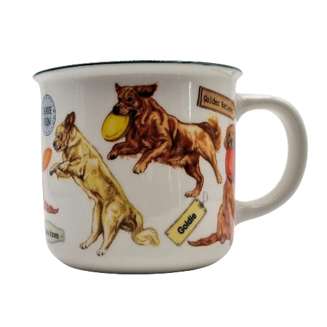 Mugg med hundmotiv - Golden retriever