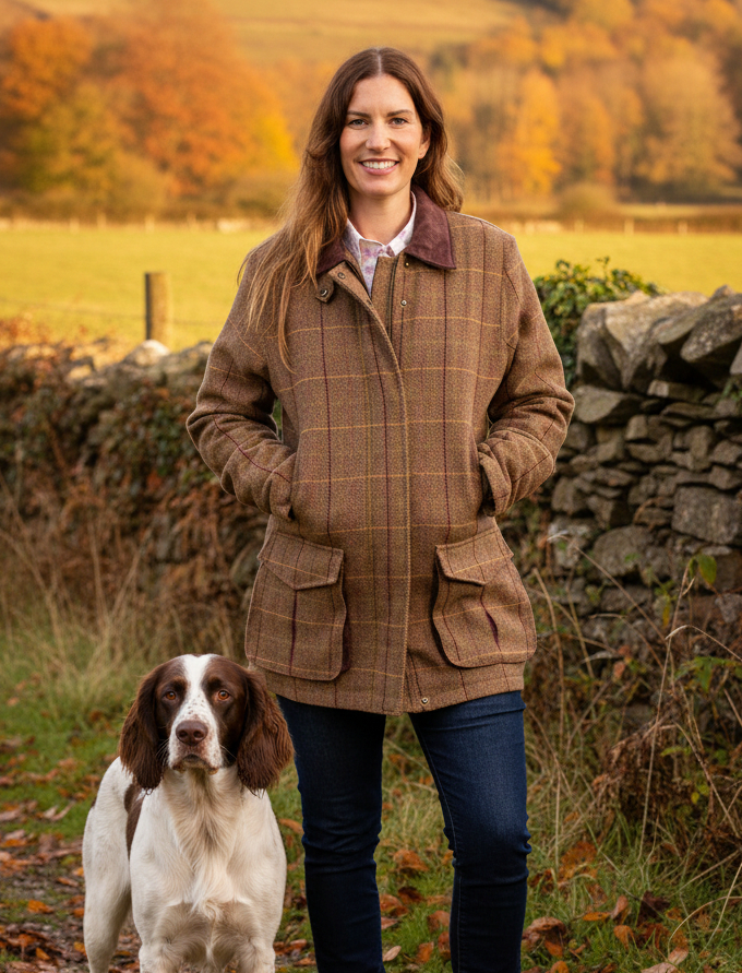 Hoggs of Fife Eden - damjacka i tweed