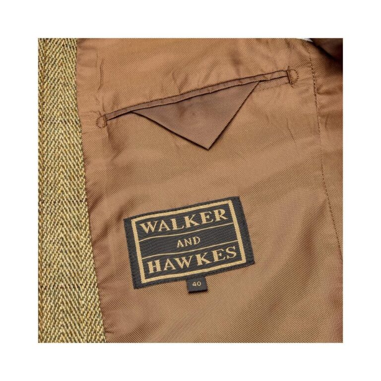 Walker & Hawkes Windsor - tweedkavaj Light Sage